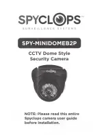 Spyclops Spy-MinidomeB2P Owner'S Manual предпросмотр