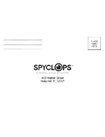 Preview for 4 page of Spyclops Spy-MinidomeB2P Owner'S Manual