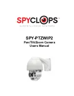 Spyclops SPY-PTZWIP2 User Manual предпросмотр