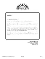 Preview for 14 page of SPYKER KSPLS15 Operator'S Manual