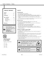 Preview for 2 page of SPYKER R28-1824 Operator'S Manual