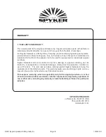 Предварительный просмотр 20 страницы SPYKER SPY50L-2S Operator'S Manual