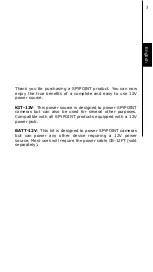 Preview for 3 page of Spypoint BATT-12V User Manual