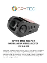 Spytec A118C User Manual preview