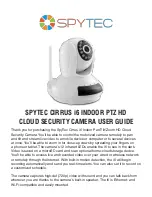 Предварительный просмотр 1 страницы Spytec CIRRUS i6 User Manual