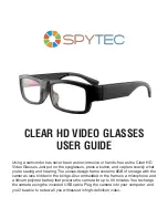 Spytec CLEAR HD VIDEO GLASSES User Manual preview