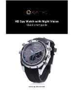 Предварительный просмотр 1 страницы Spytec HD Spy Watch with Night Vision Quick Start Manual