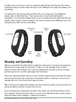 Предварительный просмотр 3 страницы Spytec WAVBAND WRISTBAND
AUDIO RECORDER Manual