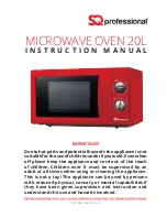 Preview for 1 page of SQ Professional 5642 Instruction Manual