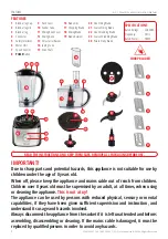 Preview for 2 page of SQ Professional BLITZ 8244 Instruction Manual