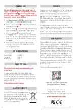 Предварительный просмотр 4 страницы SQ Professional BLITZ 9171 Instruction Manual