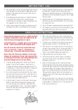 Предварительный просмотр 4 страницы SQ Professional DURANE Instruction Manual