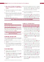 Предварительный просмотр 5 страницы SQ Professional MEGAPROCESS MEGARANGE Instruction Manual