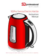 SQ Professional Senza 5410 Instruction Manual предпросмотр