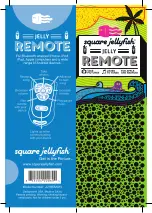 Square Jellyfish Jelly Remote Quick Start Manual preview