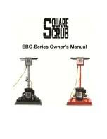 Square Scrub EBG Series Owner'S Manual preview