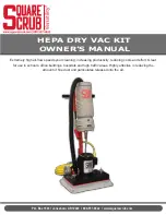 Предварительный просмотр 1 страницы Square Scrub HEPA DRY VAC KIT Owner'S Manual