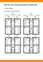 Preview for 4 page of Squareled Aura Panel gold matrix & dream color User Manual