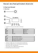 Preview for 5 page of Squareled Aura Panel gold matrix & dream color User Manual