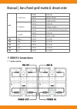 Preview for 13 page of Squareled Aura Panel gold matrix & dream color User Manual