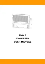 Предварительный просмотр 2 страницы Squareled Blade 7 User Manual