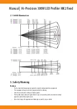 Preview for 4 page of Squareled Hi-Precision 300W LED Profiler MK2 fixed Manual