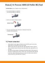 Preview for 6 page of Squareled Hi-Precision 300W LED Profiler MK2 fixed Manual