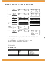 Preview for 6 page of Squareled LTH PRO.fessional Manual