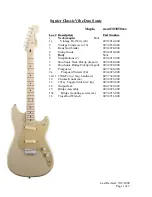 Squier Classic Vibe 50s Duo Sonic Specifications preview