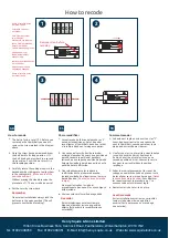 Предварительный просмотр 3 страницы Squire Combi-Bolt 5 Fitting And Recoding Instructions