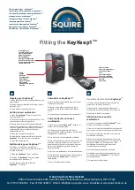 Squire KeyKeep1 Fitting Instructions preview