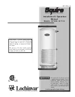 Предварительный просмотр 1 страницы Squire SIT030 Installation & Operation Manual