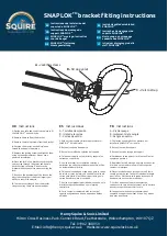 Предварительный просмотр 1 страницы Squire SNAPLOK Fitting Instructions