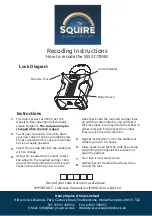 Предварительный просмотр 1 страницы Squire SS50 COMBI Recoding Instructions