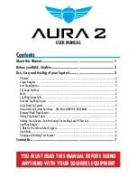 Предварительный просмотр 1 страницы Squirrel Aura 2 User Manual