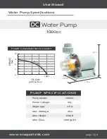 Предварительный просмотр 8 страницы SR Aquaristik 1000DC 1500DC User Manual