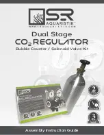 SR Aquaristik Dual Stage CO2 REGULATOR Assembly Instruction Manual preview
