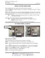 Предварительный просмотр 9 страницы SR Instruments SR Scales SRV712W Operating And Service Manual