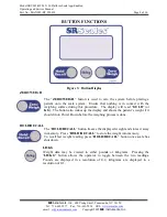 Предварительный просмотр 8 страницы SR Instruments SR Scales SRV945-BT Operating And Service Manual