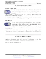 Предварительный просмотр 9 страницы SR Instruments SR Scales SRV945-BT Operating And Service Manual