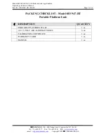 Preview for 3 page of SR Instruments SR Scales SRV947-BT Operating And Service Manual