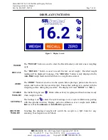 Предварительный просмотр 7 страницы SR Instruments SR Scales SRV957 Operating And Service Manual