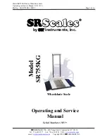 SR Instruments SR755KG Operating And Service Manual preview