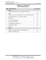 Preview for 3 page of SR Instruments SRScales SR555 Operating And Service Manual