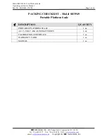 Preview for 3 page of SR Instruments SRScales SRV945 Operating And Service Manual