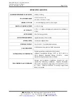 Preview for 7 page of SR Instruments SRScales SRV945 Operating And Service Manual