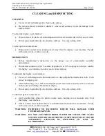 Preview for 6 page of SR Instruments SRScales SRV949-BT Operating And Service Manual