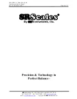 Preview for 16 page of SR Scales Model SR416i Operating And Service Manual