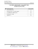 Preview for 3 page of SR Scales SRV710 Operating And Service Manual