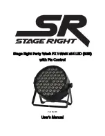 Предварительный просмотр 1 страницы SR STAGE RIGHT 612970 User Manual